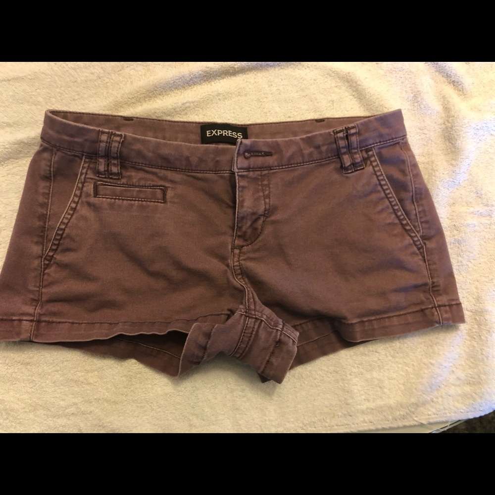 Express mauve shorts